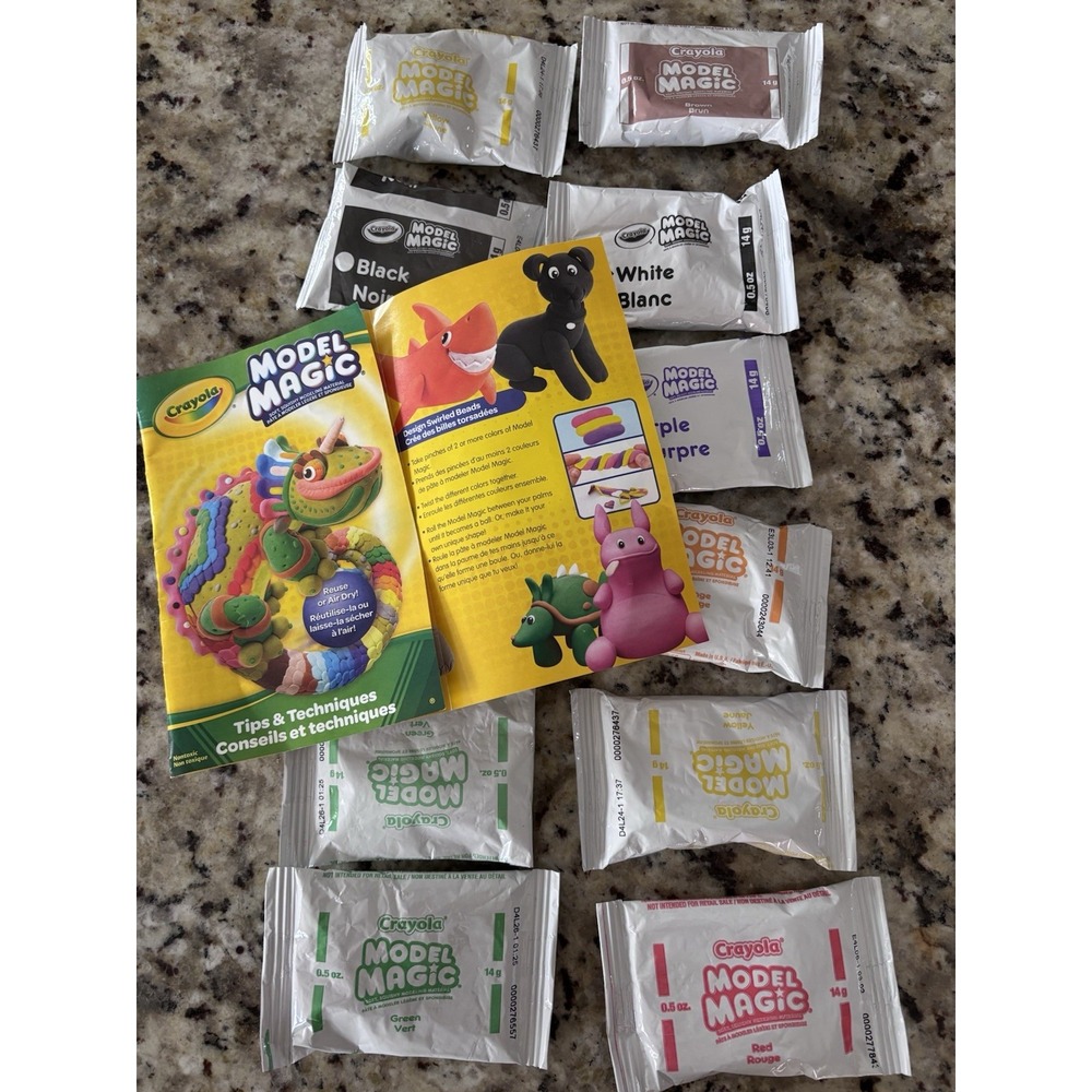 Crayola model magic squishy material 12 packages unopened for lots of fun times